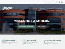 Tablet Screenshot of amherstida.com